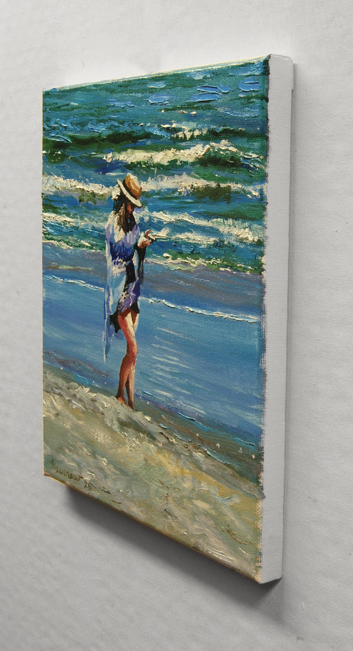 Pause by Onelio Marrero |  Side View of Artwork 