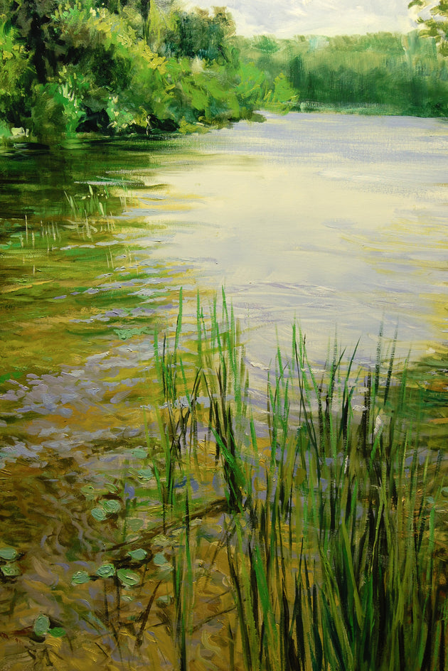 Pickerel Point by Onelio Marrero |  Closeup View of Artwork 