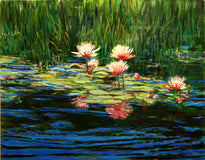 Original art for sale at UGallery.com | Pink at 7am by Onelio Marrero | $2,000 | oil painting | 24' h x 30' w | thumbnail 1