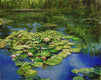 Original art for sale at UGallery.com | Pink Water Lilies: August by Onelio Marrero | $2,000 | oil painting | 24' h x 30' w | thumbnail 1