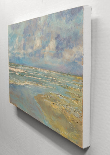 Receding Tide by Onelio Marrero |  Side View of Artwork 