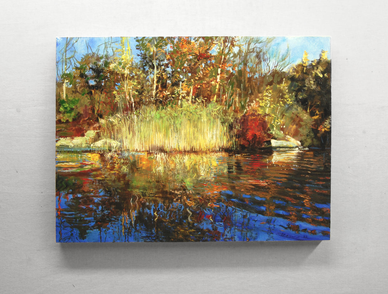 Reeds and Reflections by Onelio Marrero |  Context View of Artwork 