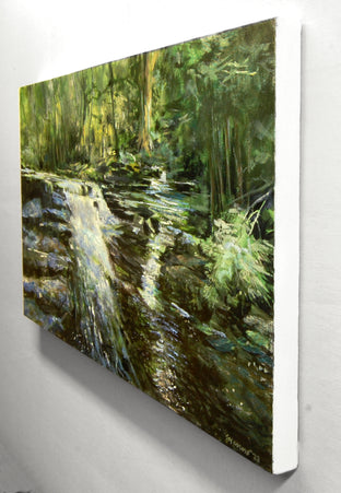 Rushing Streams by Onelio Marrero |  Side View of Artwork 