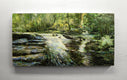 Original art for sale at UGallery.com | Rushing Streams by Onelio Marrero | $1,150 | oil painting | 16' h x 30' w | thumbnail 3