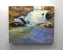 Original art for sale at UGallery.com | Second Cascade at Boonton by Onelio Marrero | $2,000 | oil painting | 24' h x 30' w | thumbnail 3