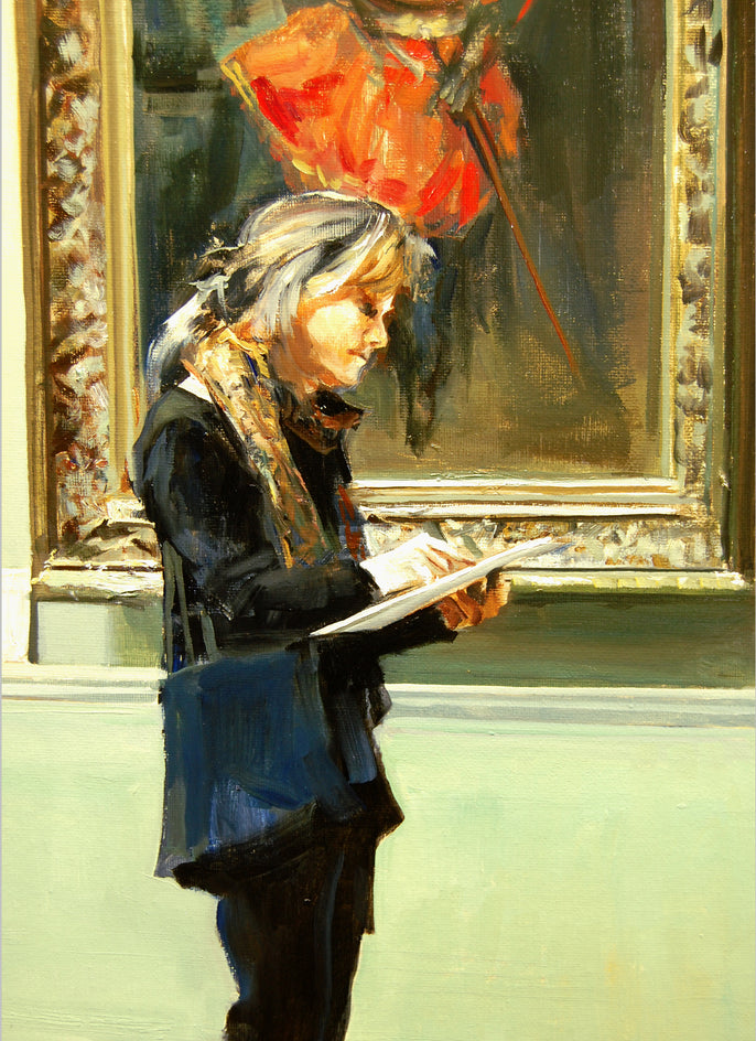 Sketching in the Baroque Collection by Onelio Marrero |  Closeup View of Artwork 