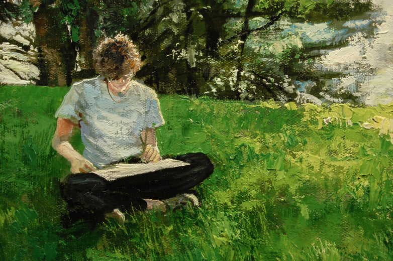 Soft Wind in the Pines by Onelio Marrero |   Closeup View of Artwork 