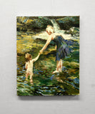 Original art for sale at UGallery.com | Study for Guidance by Onelio Marrero | $550 | oil painting | 10' h x 8' w | thumbnail 3