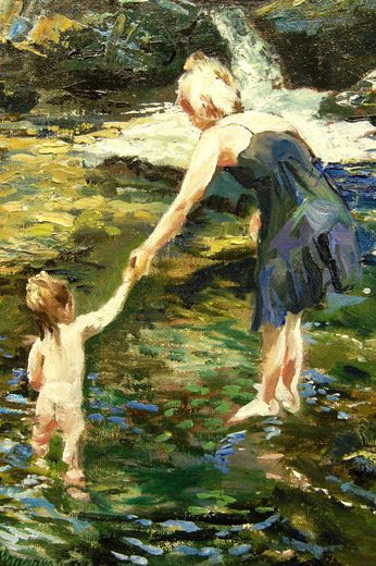 Study for Guidance by Onelio Marrero |   Closeup View of Artwork 