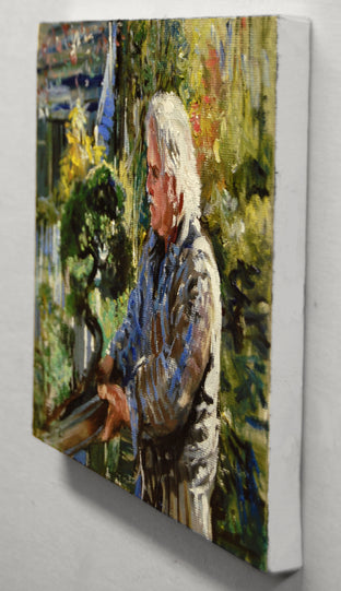 The Bonsai Master by Onelio Marrero |  Side View of Artwork 
