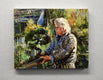 Original art for sale at UGallery.com | The Bonsai Master by Onelio Marrero | $550 | oil painting | 8' h x 10' w | thumbnail 3