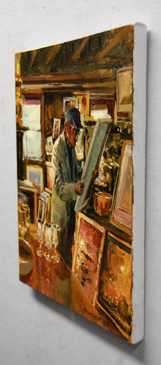 The Discerning Eye by Onelio Marrero |  Side View of Artwork 