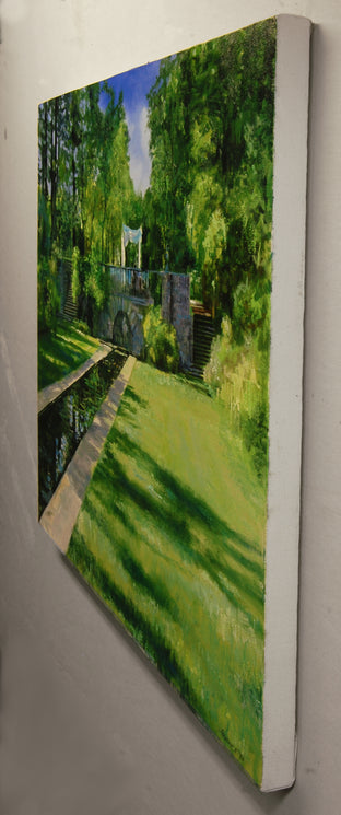 The Lower Grounds at Skylands by Onelio Marrero |  Side View of Artwork 