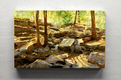 Original art for sale at UGallery.com | The Rise Looking West by Onelio Marrero | $675 | oil painting | 10' h x 16' w | thumbnail 3
