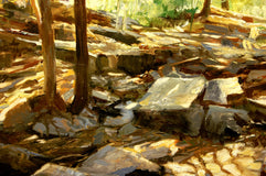 Original art for sale at UGallery.com | The Rise Looking West by Onelio Marrero | $675 | oil painting | 10' h x 16' w | thumbnail 4