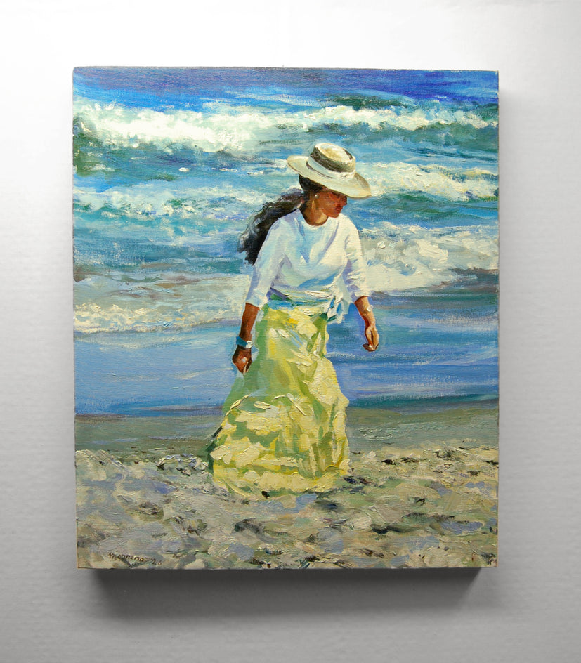 The Yellow Dress by Onelio Marrero |  Context View of Artwork 