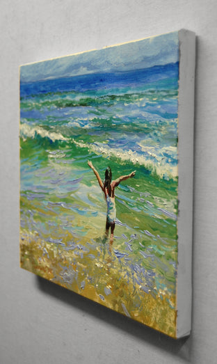 This is the Life! by Onelio Marrero |  Side View of Artwork 