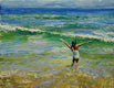 Original art for sale at UGallery.com | This is the Life! by Onelio Marrero | $550 | oil painting | 8' h x 10' w | thumbnail 1
