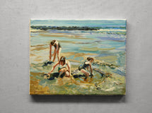 Original art for sale at UGallery.com | Tidal Perfection by Onelio Marrero | $550 | oil painting | 8' h x 10' w | thumbnail 3