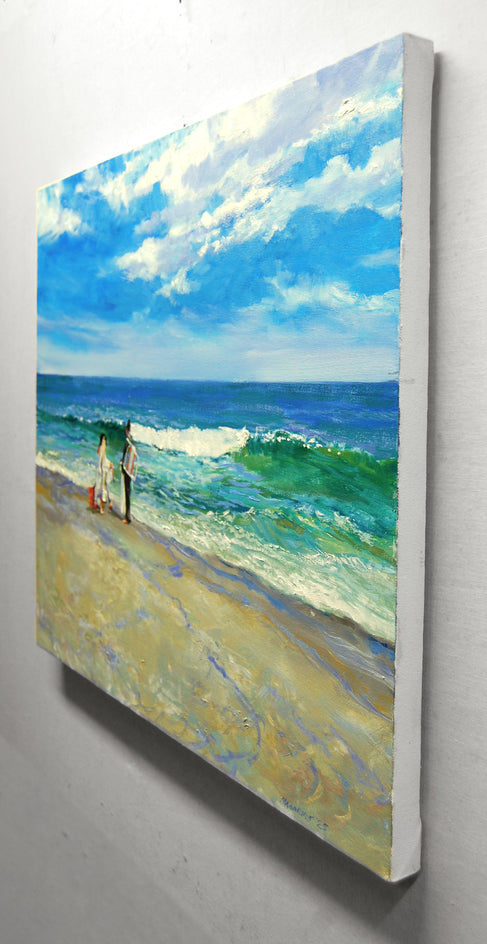 Time to Move by Onelio Marrero |  Side View of Artwork 