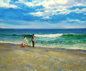 oil painting by Onelio Marrero titled Time to Move