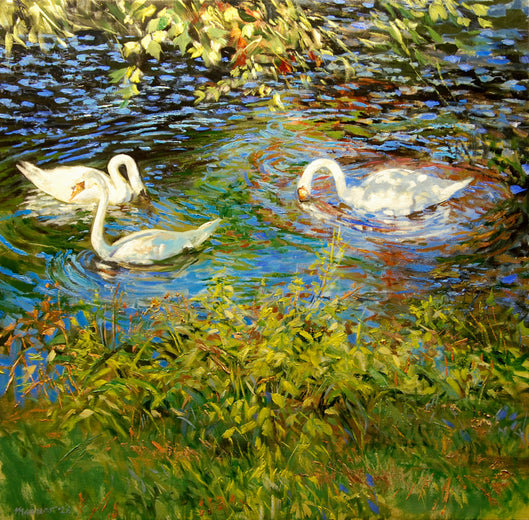 Tranquil Feeders by Onelio Marrero |  Artwork Main Image 