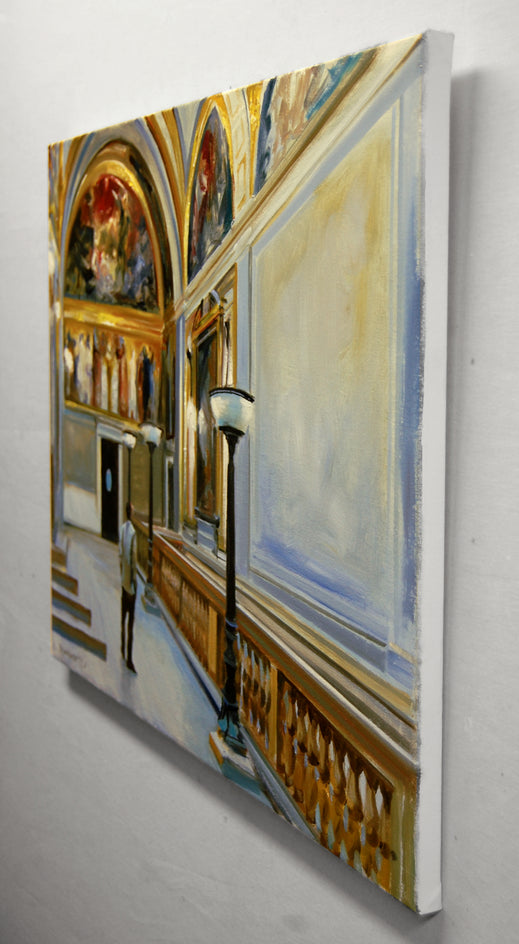 What Could Have Been by Onelio Marrero |  Side View of Artwork 