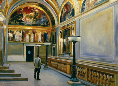 oil painting by Onelio Marrero titled What Could Have Been