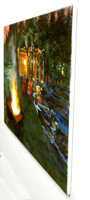 Where Dusk Has Meaning by Onelio Marrero |  Side View of Artwork 