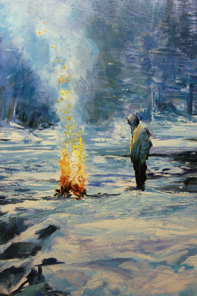 Where the Fire Is Safe by Onelio Marrero |  Closeup View of Artwork 