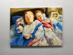 Original art for sale at UGallery.com | Whisperers by Onelio Marrero | $1,150 | oil painting | 18' h x 24' w | thumbnail 3