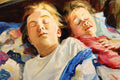 Original art for sale at UGallery.com | Whisperers by Onelio Marrero | $1,150 | oil painting | 18' h x 24' w | thumbnail 4