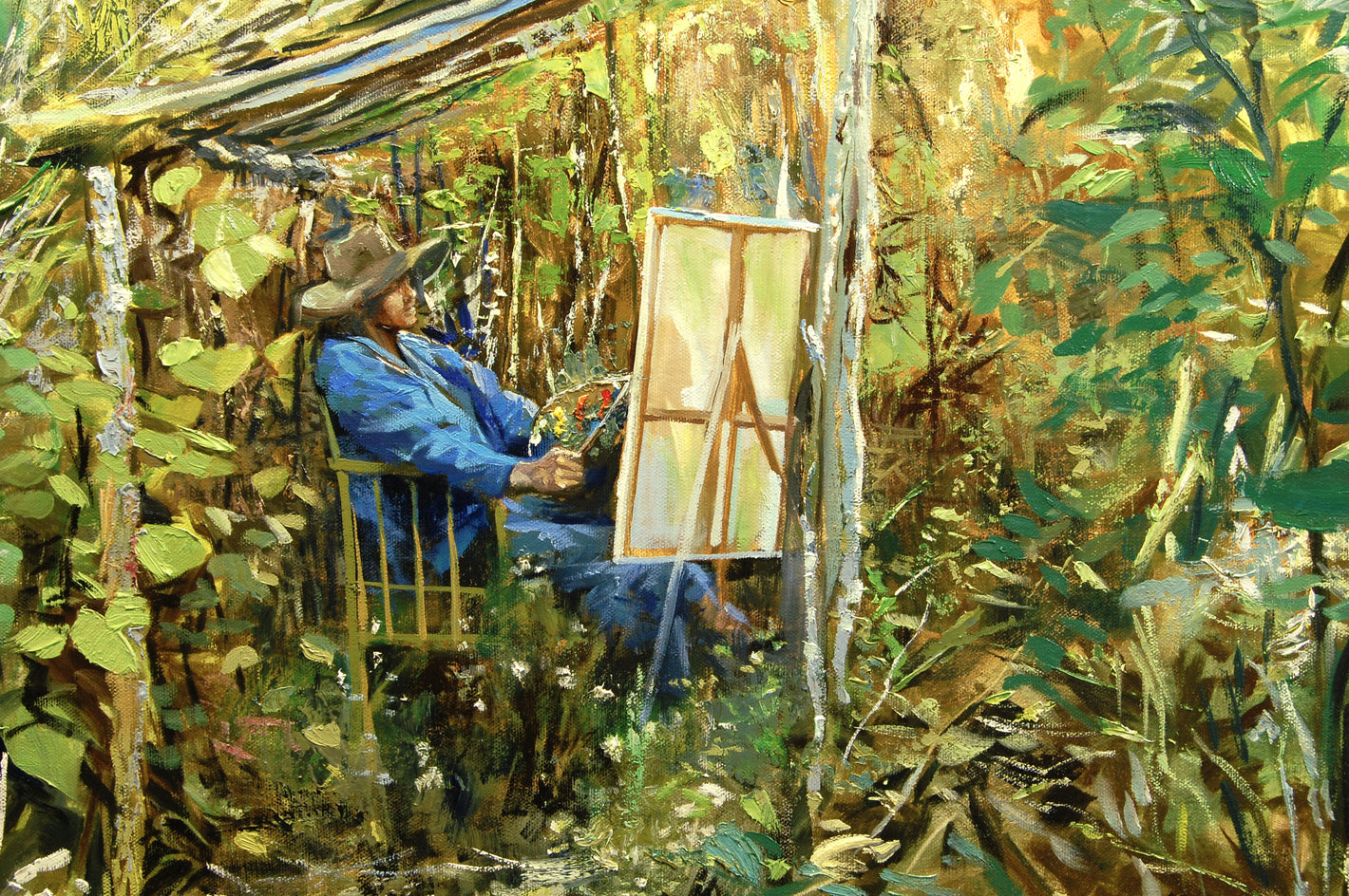 Wilderness Studio by Onelio Marrero |  Closeup View of Artwork 