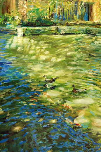 Wind in the Willows by Onelio Marrero |   Closeup View of Artwork 