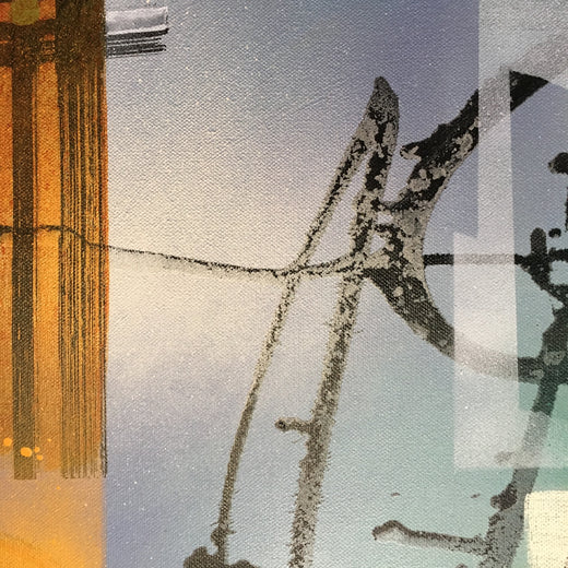 Coffee in Soho by Janine Etherington |   Closeup View of Artwork 