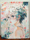Original art for sale at UGallery.com | Pastel Glimpse by Pang Saw Wee | $800 | watercolor painting | 16.14' h x 12.2' w | thumbnail 2