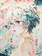 Original art for sale at UGallery.com | Pastel Glimpse by Pang Saw Wee | $800 | watercolor painting | 16.14' h x 12.2' w | thumbnail 1