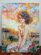 Original art for sale at UGallery.com | One Breezy Evening by Pang Saw Wee | $800 | watercolor painting | 16.14' h x 12.2' w | thumbnail 2