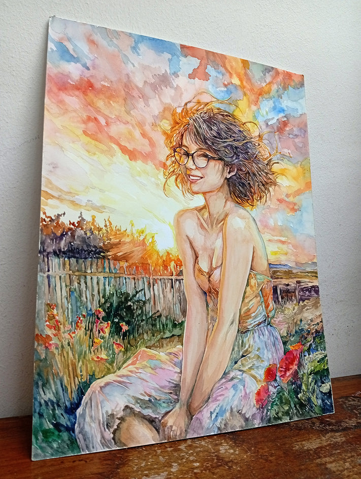 One Breezy Evening by Pang Saw Wee |  Context View of Artwork 