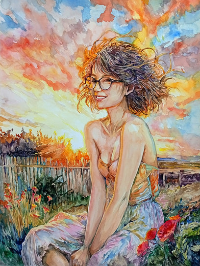 One Breezy Evening by Pang Saw Wee | Artwork Main Image