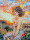 Original art for sale at UGallery.com | One Breezy Evening by Pang Saw Wee | $800 | watercolor painting | 16.14' h x 12.2' w | thumbnail 1