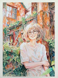 Original art for sale at UGallery.com | Rusty Smile #2 by Pang Saw Wee | $650 | watercolor painting | 16.5' h x 11.7' w | thumbnail 2
