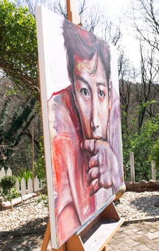 Echi di Seul by Paola Ruggiero |  Side View of Artwork 