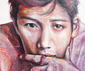 Original art for sale at UGallery.com | Echi di Seul by Paola Ruggiero | $5,000 | acrylic painting | 39' h x 39' w | thumbnail 4