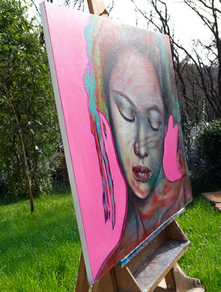 Il Canto della Natura by Paola Ruggiero |  Side View of Artwork 