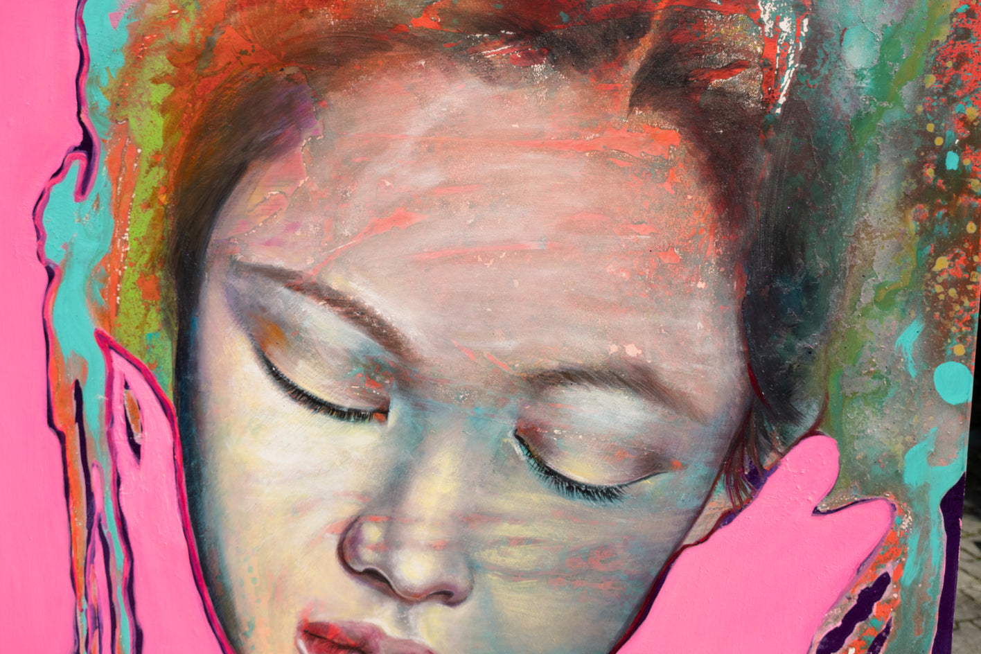 Il Canto della Natura by Paola Ruggiero |  Closeup View of Artwork 