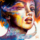 Original art for sale at UGallery.com | Onirico I by Paola Ruggiero | $5,100 | acrylic painting | 39' h x 39' w | thumbnail 1