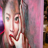 Original art for sale at UGallery.com | Vento dell'Est by Paola Ruggiero | $5,750 | acrylic painting | 59' h x 31' w | thumbnail 2