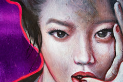 Original art for sale at UGallery.com | Vento dell'Est by Paola Ruggiero | $5,750 | acrylic painting | 59' h x 31' w | thumbnail 4