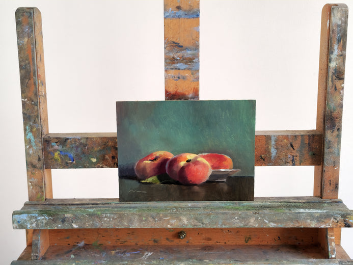 3 Pêches by Pascal Giroud |  Context View of Artwork 